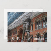St Pancras -ロンドンの愛 ポストカード (正面/裏面)