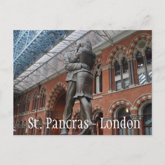 St Pancras -ロンドンの愛 ポストカード (正面)