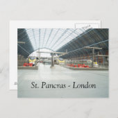 St Pancras -ロンドン-郵便はがき ポストカード (正面/裏面)