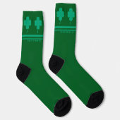 St. Pat’s Day Golf Clover Crew Socks ソックス (右)