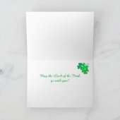 St PatrickによるUs Shamrocksからの挨拶 カード (内部)