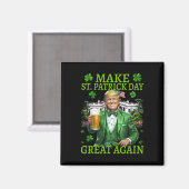 St Patrickの日を再素晴らし開2025おもしろい年 マグネット (正面/裏面)