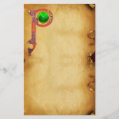 ST PATRICKの日SHAMROCKとCELTIC Pモノグラム 便箋 (正面)