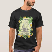 St Patrick Breastplate Prayer Patrick's Day Cathol Tシャツ (正面)