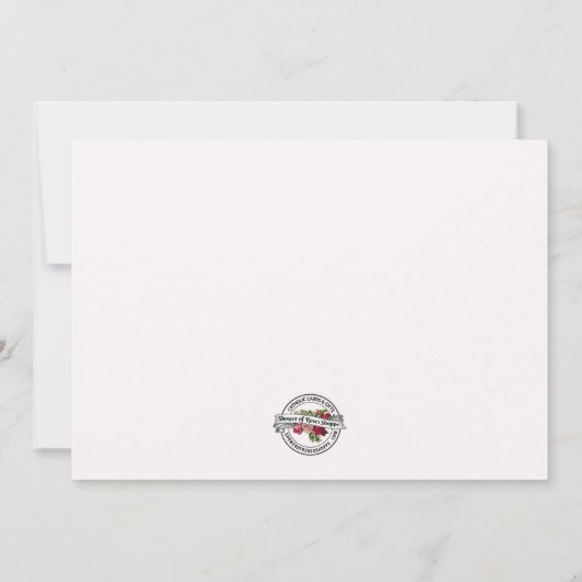 St. Patrick Catholic Irish Celtic Cross Condolence サンキューカード (裏面)