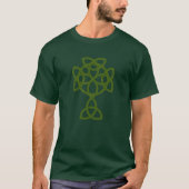 St. Patrick Celtic Cross | Trinity Knot & Quote Tシャツ (正面)