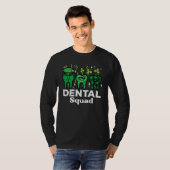 St Patrick Day Dental Squad Saint Paddys Teeth Iri Tシャツ (正面フル)