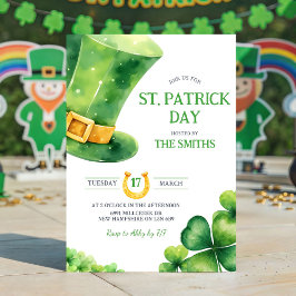 St. Patrick Day Party Invitation 招待状