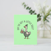 St Patrick Days Funny Drinking Goose シーズンカード (スタンド正面)