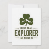 St Patrick Days Hiking Lucky Explorer シーズンカード (正面)