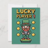 St Patrick Days Lucky Gamer Player シーズンカード (正面)