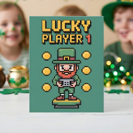 St Patrick Days Lucky Gamer Player シーズンカード