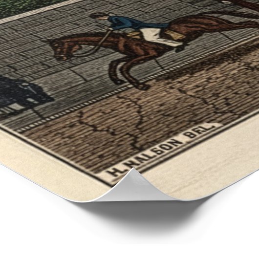 St. Patrick Dun's Hospital in Dublin, Ireland 1835 ポスター (角)