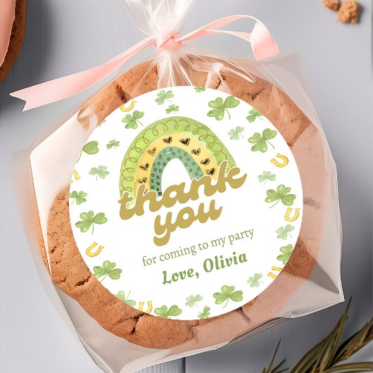 St. Patrick Lucky One Birthday Sticker  ラウンドシール