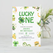 St Patrick Lucky One First Birthday Invitation 招待状 (スタンド正面)