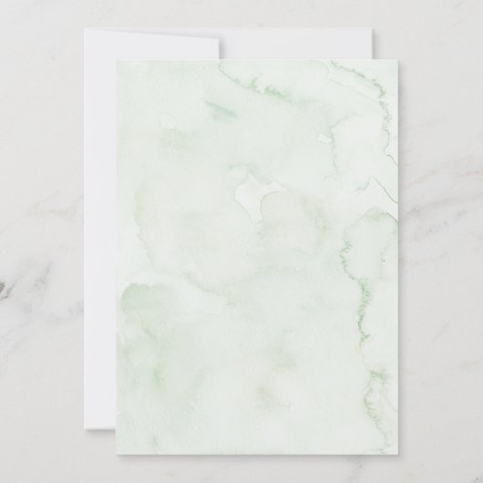 St Patrick Lucky One First Birthday Invitation 招待状 (裏面)