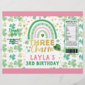 St Patrick Pink Three is a Charm Chip Bag Wrapper チラシ (正面)