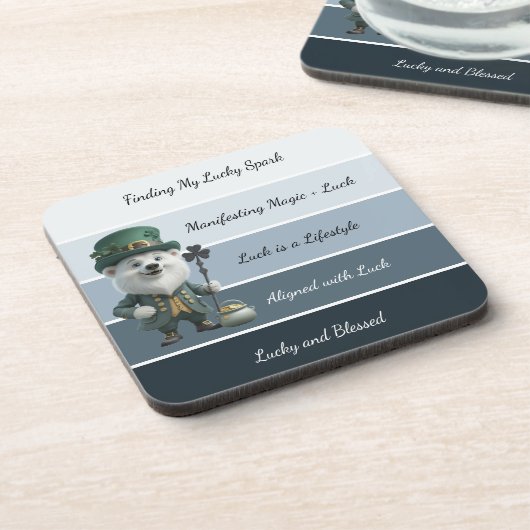 St. Patrick’s Affirmation コースター (左側)