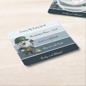 St. Patrick’s Affirmation スクエアペーパーコースター (アングル)