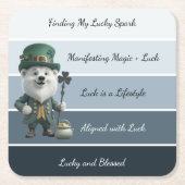 St. Patrick’s Affirmation スクエアペーパーコースター (正面)