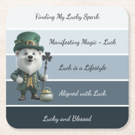 St. Patrick’s Affirmation スクエアペーパーコースター