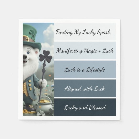St. Patrick’s Affirmation スタンダードカクテルナプキン (正面)