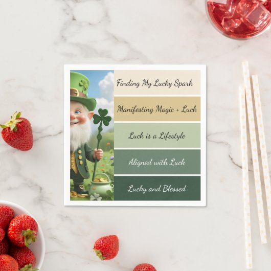 St. Patrick’s Affirmation スタンダードカクテルナプキン (インサイチュ)