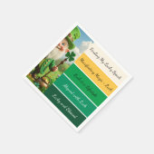 St. Patrick’s Affirmation スタンダードカクテルナプキン (角)