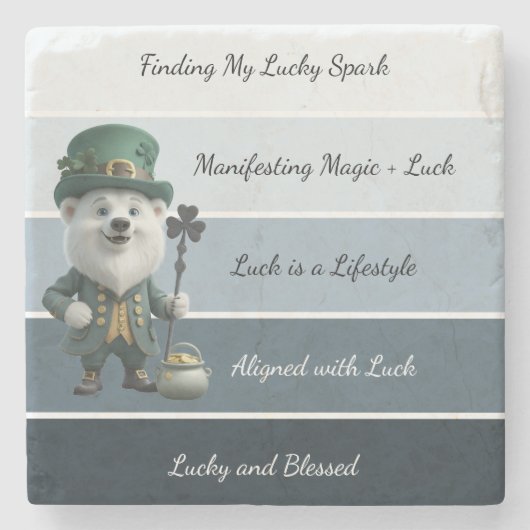 St. Patrick’s Affirmation ストーンコースター (正面)