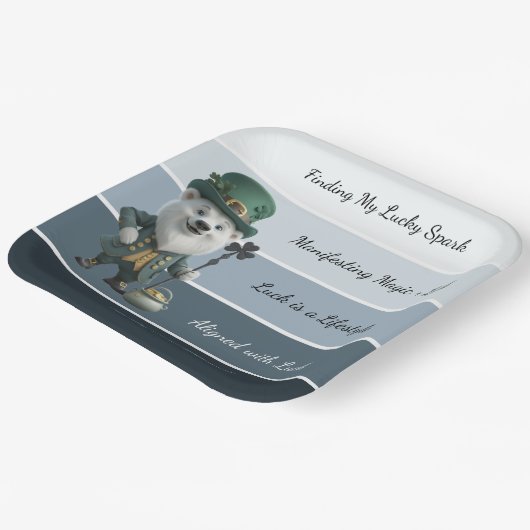 St. Patrick’s Affirmation ペーパープレート (傾斜あり)