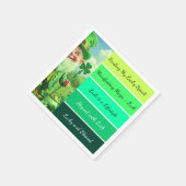 St. Patrick’s Affirmation Napkins スタンダードカクテルナプキン (角)