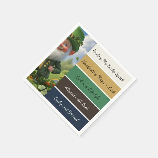 St. Patrick’s Affirmation Napkins スタンダードカクテルナプキン (角)