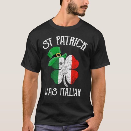 St Patrick_s Dayはイタリイタリアンアおもしろいルーツ Tシャツ (正面)