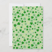 St. Patrick’s Day 1st Birthday 招待状 (裏面)