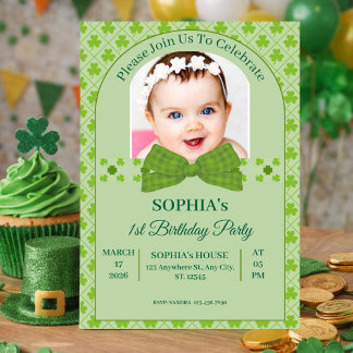 St. Patrick’s Day 1st Birthday 招待状