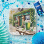 St Patrick’s Day Bar Pub Party ペーパープレート (パーティー)