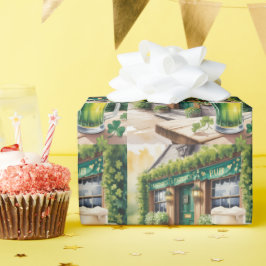 St Patrick’s Day Bar Pub Party ラッピングペーパー