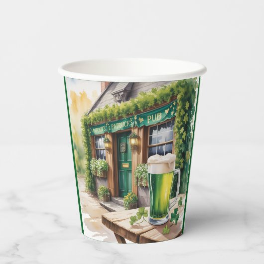 St Patrick’s Day Bar Pub Party 紙コップ (裏面)