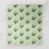 St. Patrick’s Day Bridal Shower プレイスカード (内部開封)