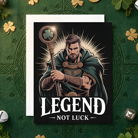 St Patrick’s Day Card Celtic Legend シーズンカード