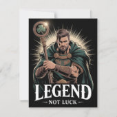 St Patrick’s Day Card Celtic Legend シーズンカード (正面)