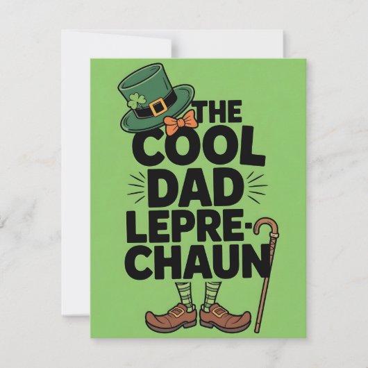 St Patrick’s Day Card for Dad Funny シーズンカード (正面)