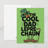 St Patrick’s Day Card for Dad Funny シーズンカード (正面/裏面)
