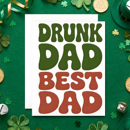 St Patrick’s Day Card for Dad Funny シーズンカード