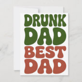 St Patrick’s Day Card for Dad Funny シーズンカード (正面)