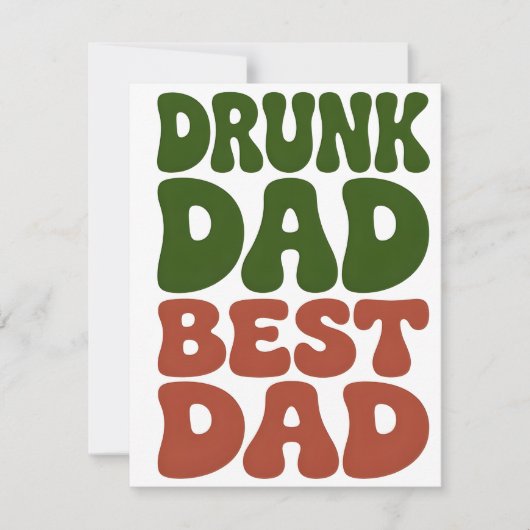St Patrick’s Day Card for Dad Funny シーズンカード (正面)