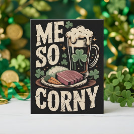 St Patrick’s Day Card Irish Dinner Humor シーズンカード