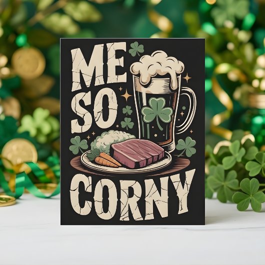 St Patrick’s Day Card Irish Dinner Humor シーズンカード