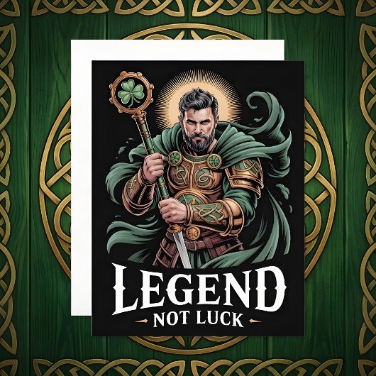 St Patrick’s Day Card Legend Not Luck シーズンカード