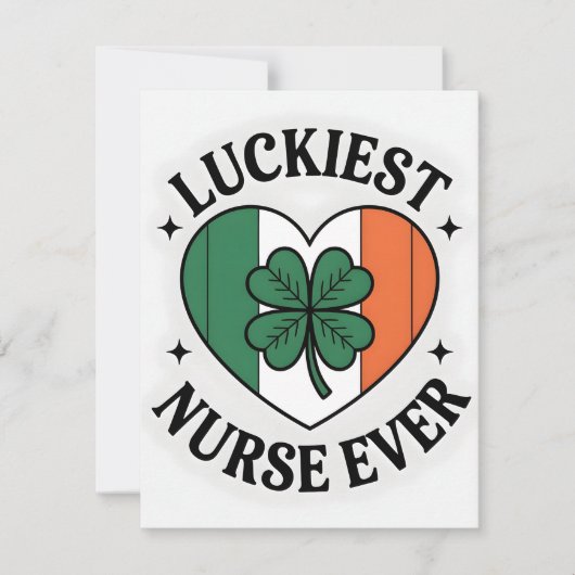 St Patrick’s Day Card Nurse Girlfriend シーズンカード (正面)